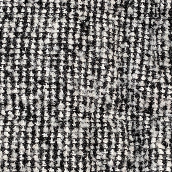 Chicos Wool Coat Womens 12 14 Black Nubby Bouclé Old Money French Girl Quiet Lux - Picture 4 of 13